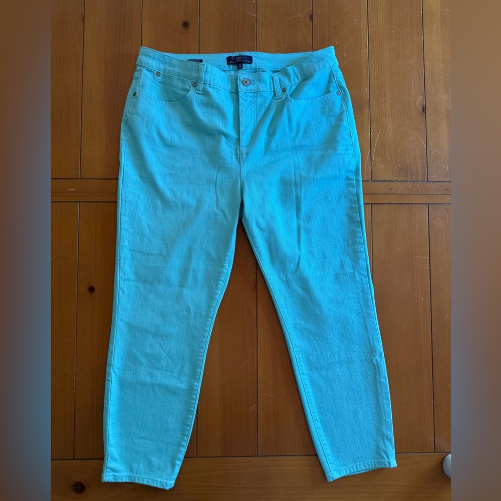 Talbots Aqua Straight Leg Jeans